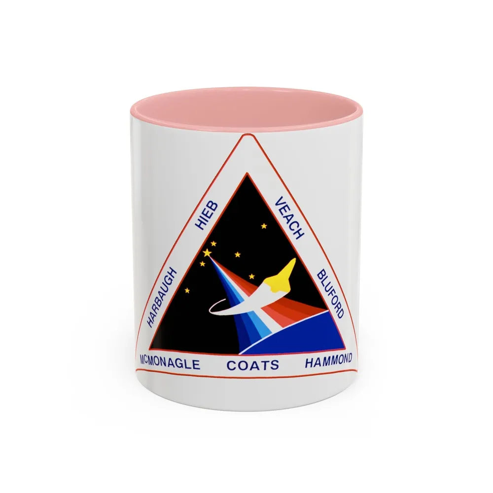 STS 39 (NASA) Accent Coffee Mug-11oz-Pink-Go Mug Yourself