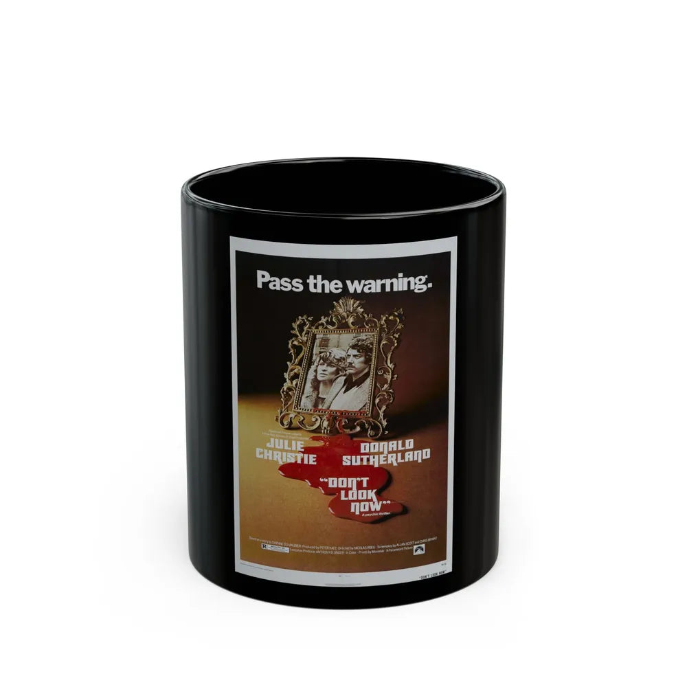 DON'T LOOK NOW 1973 Movie Poster - Black Coffee Mug-11oz-Go Mug Yourself