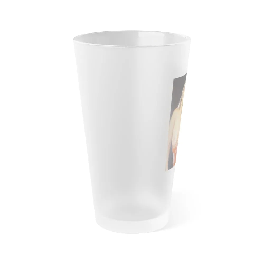 Linda Blair #264 - Partially Topless (Vintage Female Icon) Frosted Pint 16oz-Go Mug Yourself