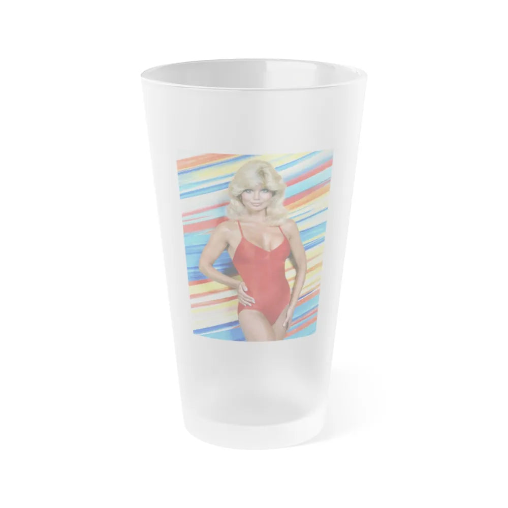 Loni Anderson #49 (Vintage Female Icon) Frosted Pint 16oz-16oz-Frosted-Go Mug Yourself