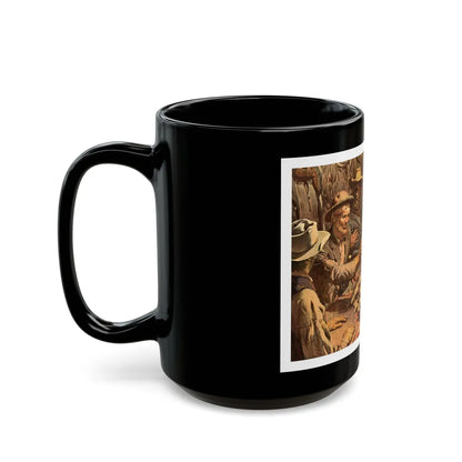 Bold Loser by Joan Sanders, The Saturday Evening Post, 1958 - Black Coffee Mug-Go Mug Yourself