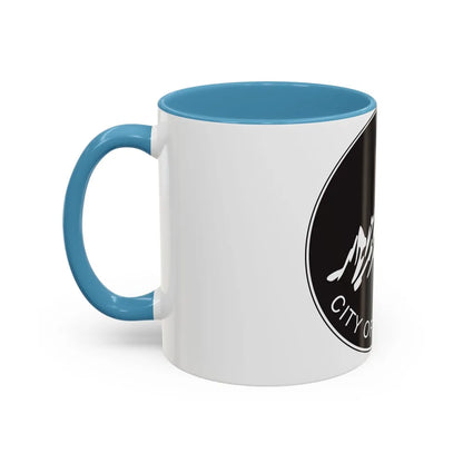 Seal of Boulder Colorado - Accent Coffee Mug-Go Mug Yourself