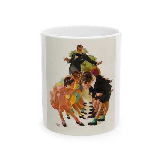 Cotillion, The Saturday Evening Post cover, May 23, 1936 - White Coffee Mug-11oz-Go Mug Yourself