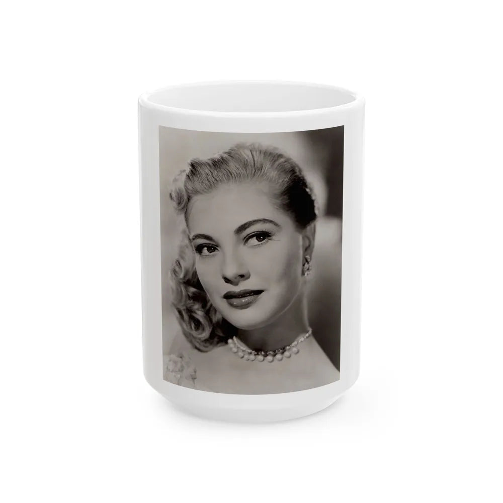 Lori Nelson #217 (Vintage Female Icon) White Coffee Mug-15oz-Go Mug Yourself