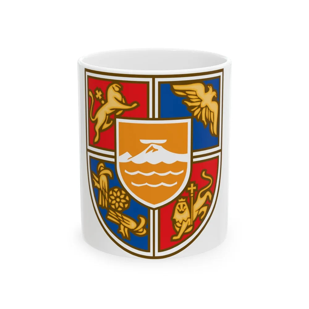 Coat of Arms of Armenia 2 - White Coffee Mug-11oz-Go Mug Yourself