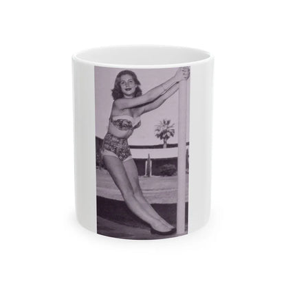 Elizabeth Montgomery #106 (Vintage Female Icon) White Coffee Mug-11oz-Go Mug Yourself