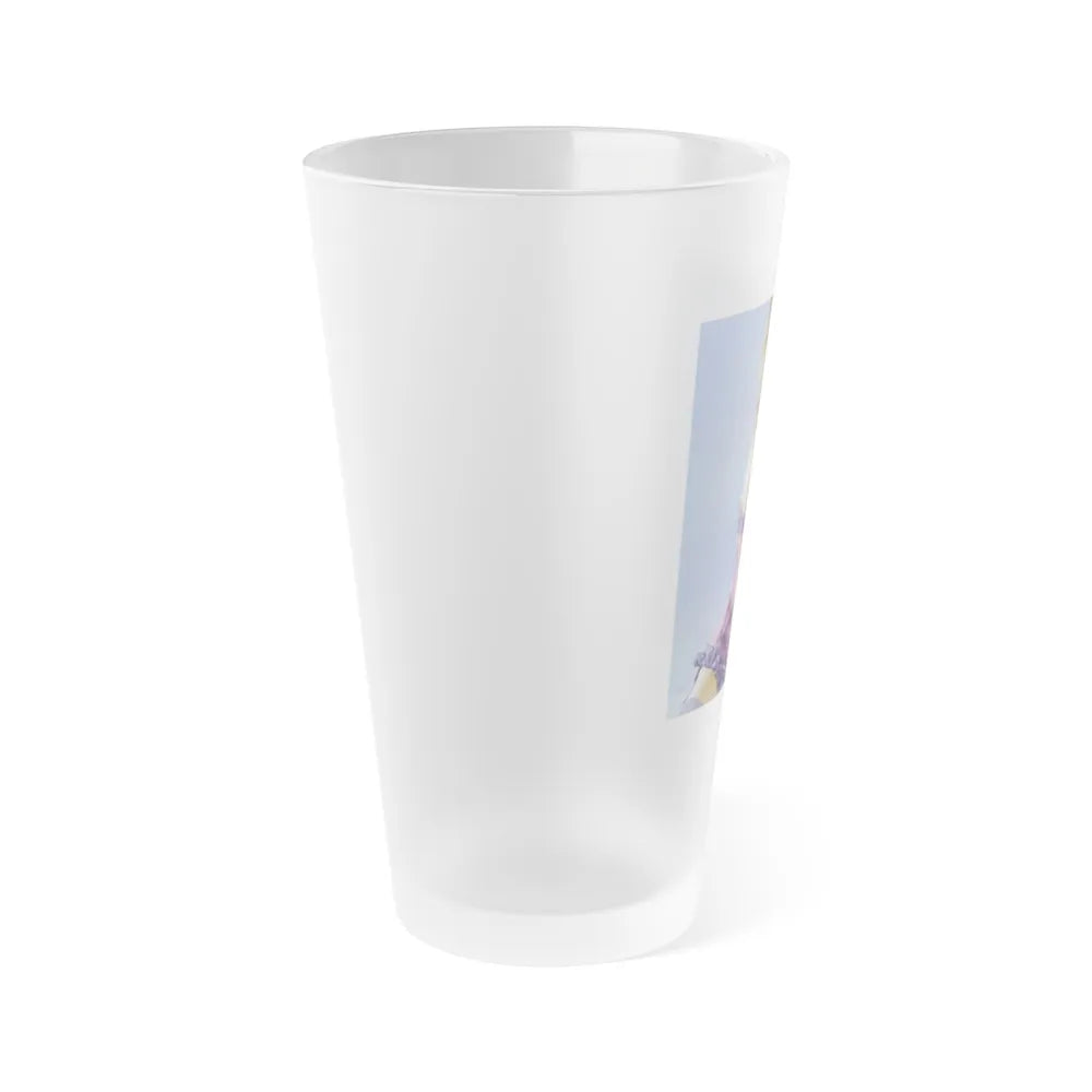 Linda Blair #139 - Partially Topless (Vintage Female Icon) Frosted Pint 16oz-Go Mug Yourself