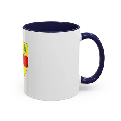 Flag of Chibougamau Canada - Accent Coffee Mug-Go Mug Yourself