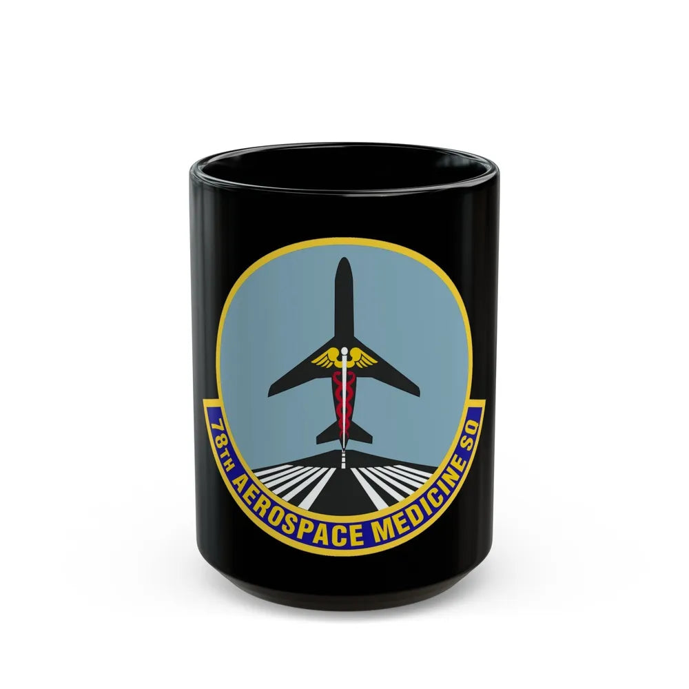 78th Aerospace Medicine Squadron (U.S. Air Force) Black Coffee Mug-15oz-Go Mug Yourself