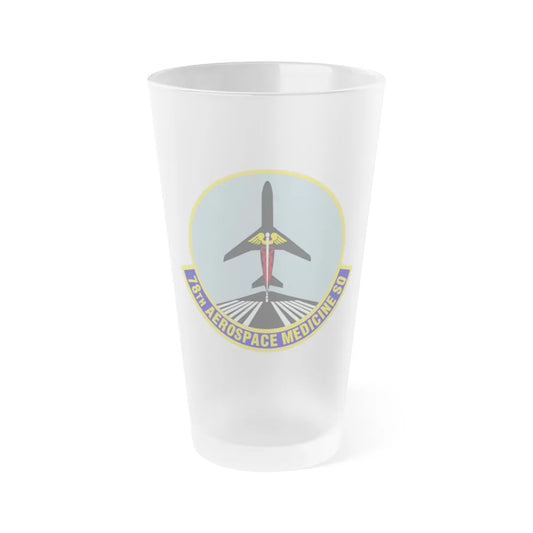 78th Aerospace Medicine Squadron (U.S. Air Force) Frosted Pint Glass 16oz-16oz-Frosted-Go Mug Yourself