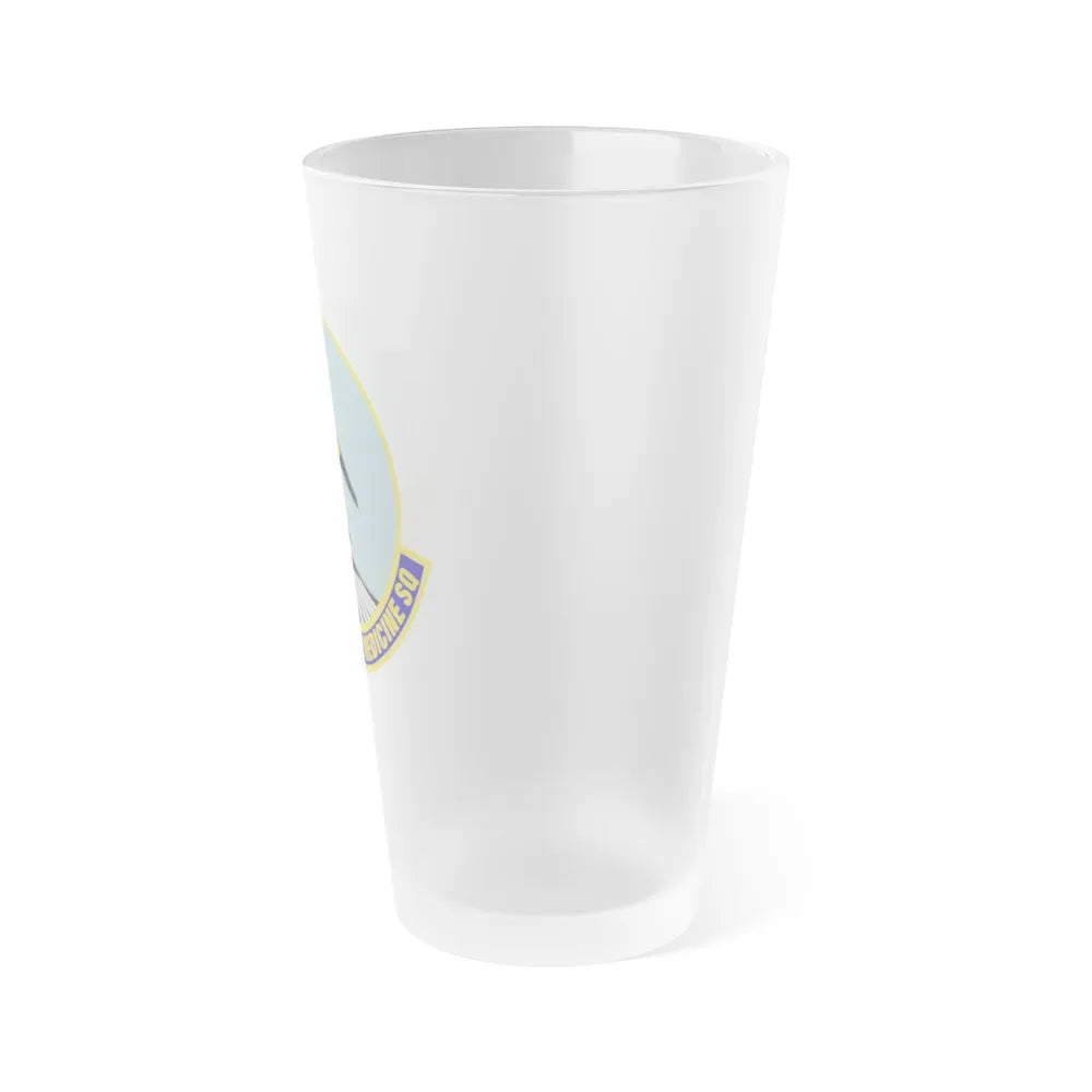 78th Aerospace Medicine Squadron (U.S. Air Force) Frosted Pint Glass 16oz-Go Mug Yourself