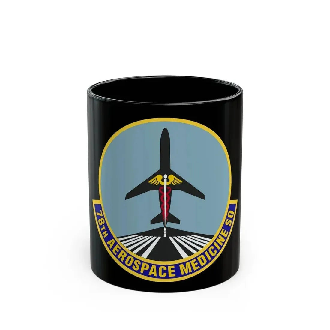 78th Aerospace Medicine Squadron (U.S. Air Force) Black Coffee Mug 11oz - Go Mug Yourself