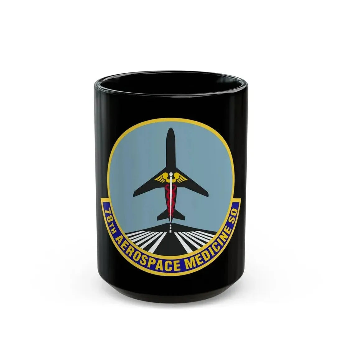 78th Aerospace Medicine Squadron (U.S. Air Force) Black Coffee Mug 15oz - Go Mug Yourself