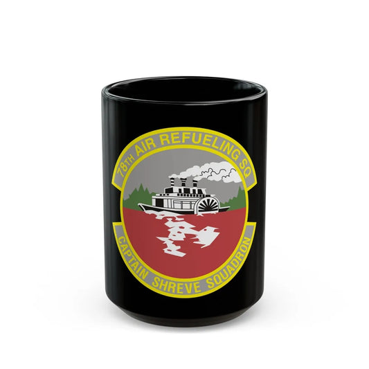 78th Air Refueling Squadron (U.S. Air Force) Black Coffee Mug-15oz-Go Mug Yourself