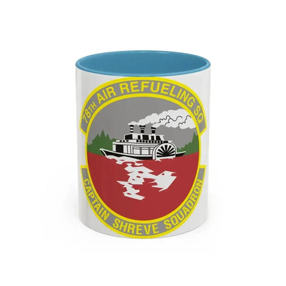 78th Air Refueling Squadron (U.S. Air Force) Accent Coffee Mug 11oz Light Blue - Go Mug Yourself