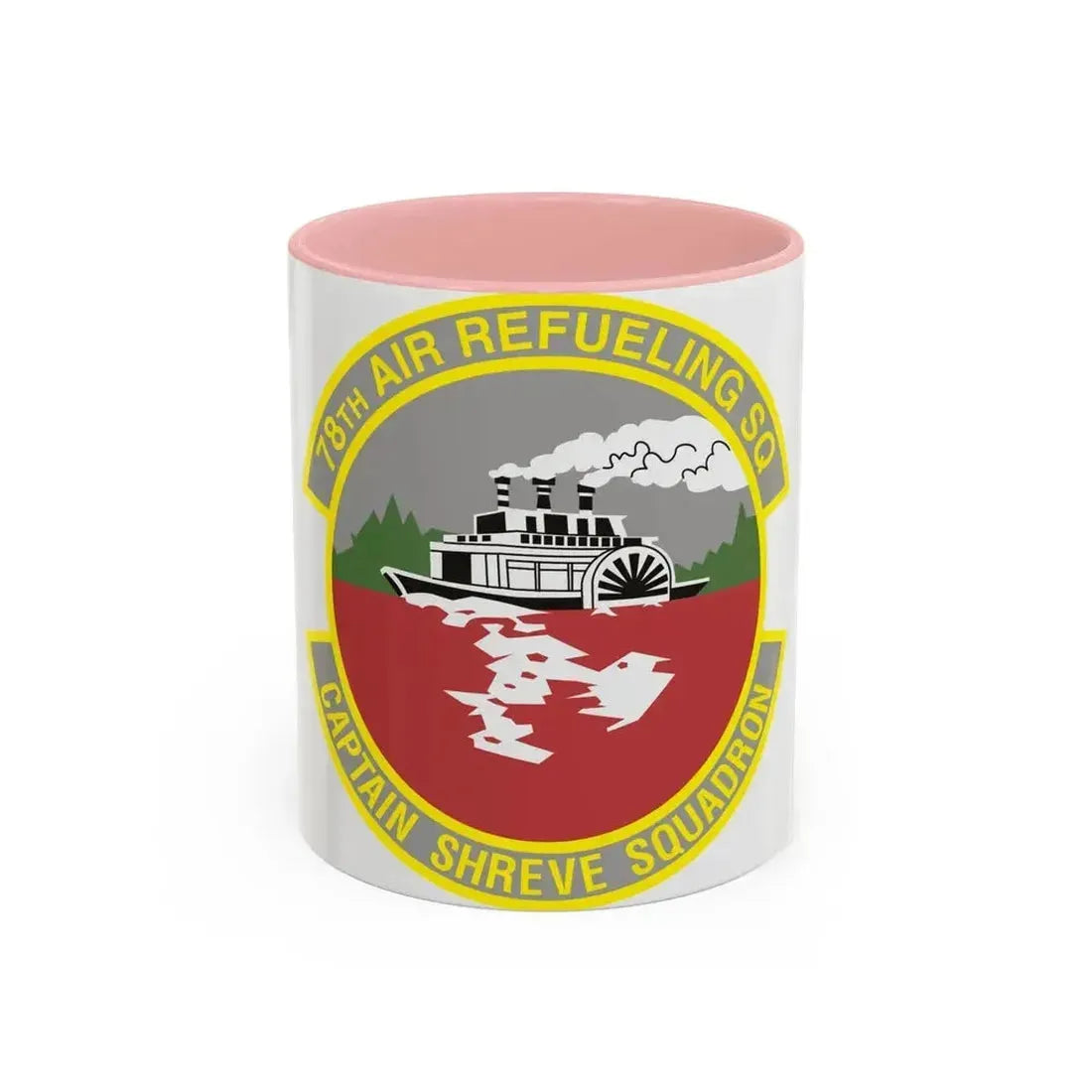 78th Air Refueling Squadron (U.S. Air Force) Accent Coffee Mug 11oz Pink - Go Mug Yourself