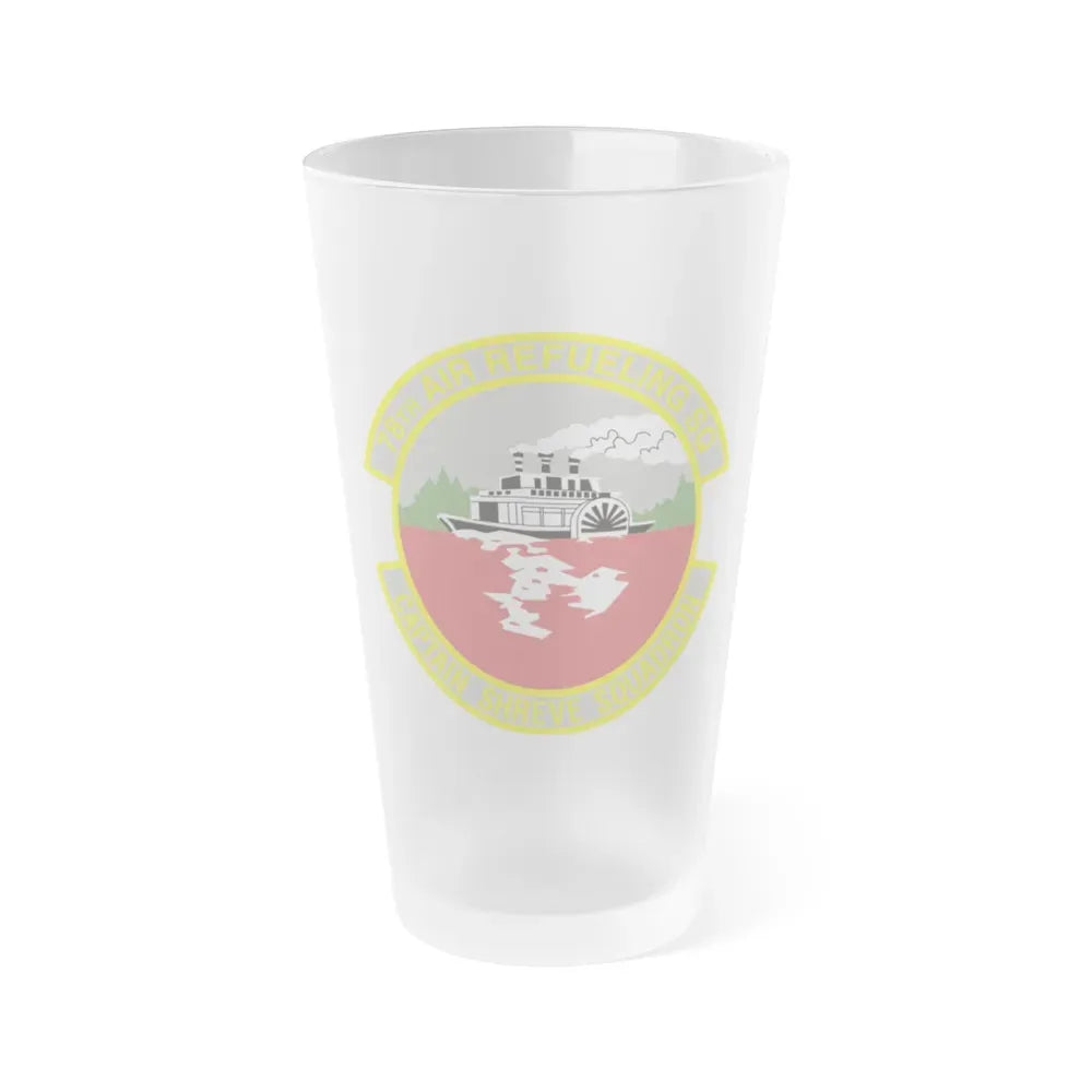 78th Air Refueling Squadron (U.S. Air Force) Frosted Pint Glass 16oz Default Title - Go Mug Yourself