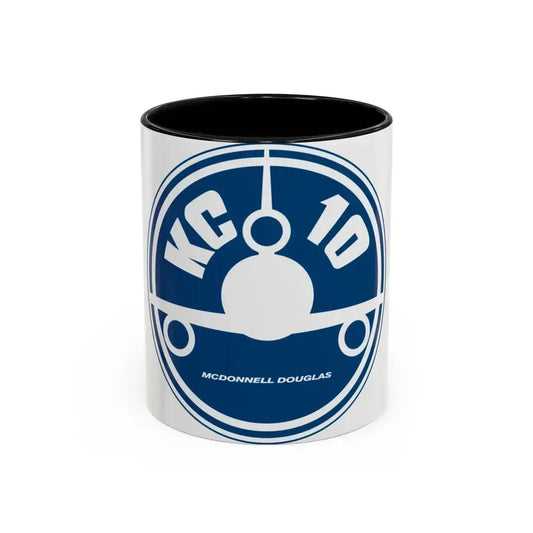 78th ARS with KC 10 blue image (U.S. Air Force) Accent Coffee Mug 11oz Black - Go Mug Yourself