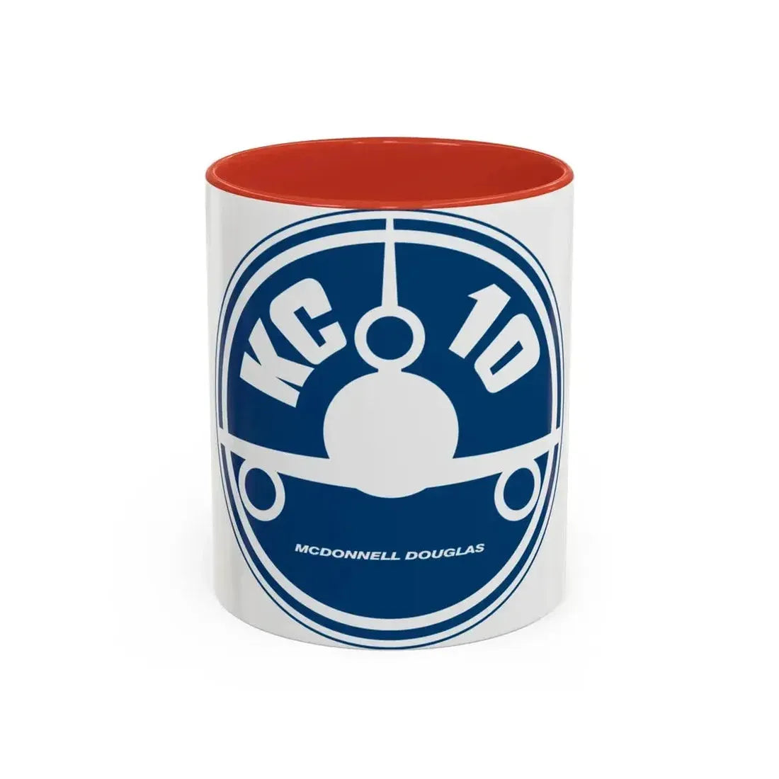 78th ARS with KC 10 blue image (U.S. Air Force) Accent Coffee Mug 11oz Red - Go Mug Yourself