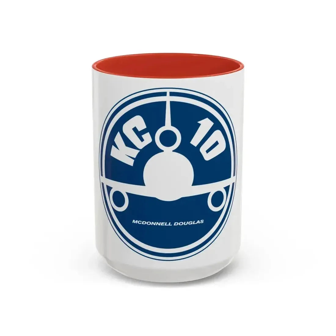 78th ARS with KC 10 blue image (U.S. Air Force) Accent Coffee Mug 15oz Red - Go Mug Yourself