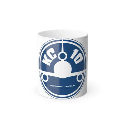 78th ARS with KC 10 blue image (U.S. Air Force) Color Changing Mug 11oz - Go Mug Yourself