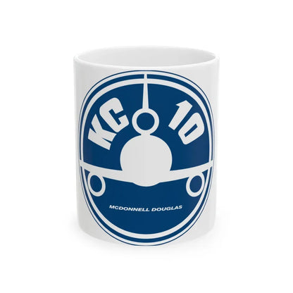 78th ARS with KC 10 blue image (U.S. Air Force) White Coffee Mug 11oz - Go Mug Yourself