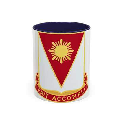 79 Engineer Battalion (U.S. Army) Accent Coffee Mug-11oz-Navy-Go Mug Yourself