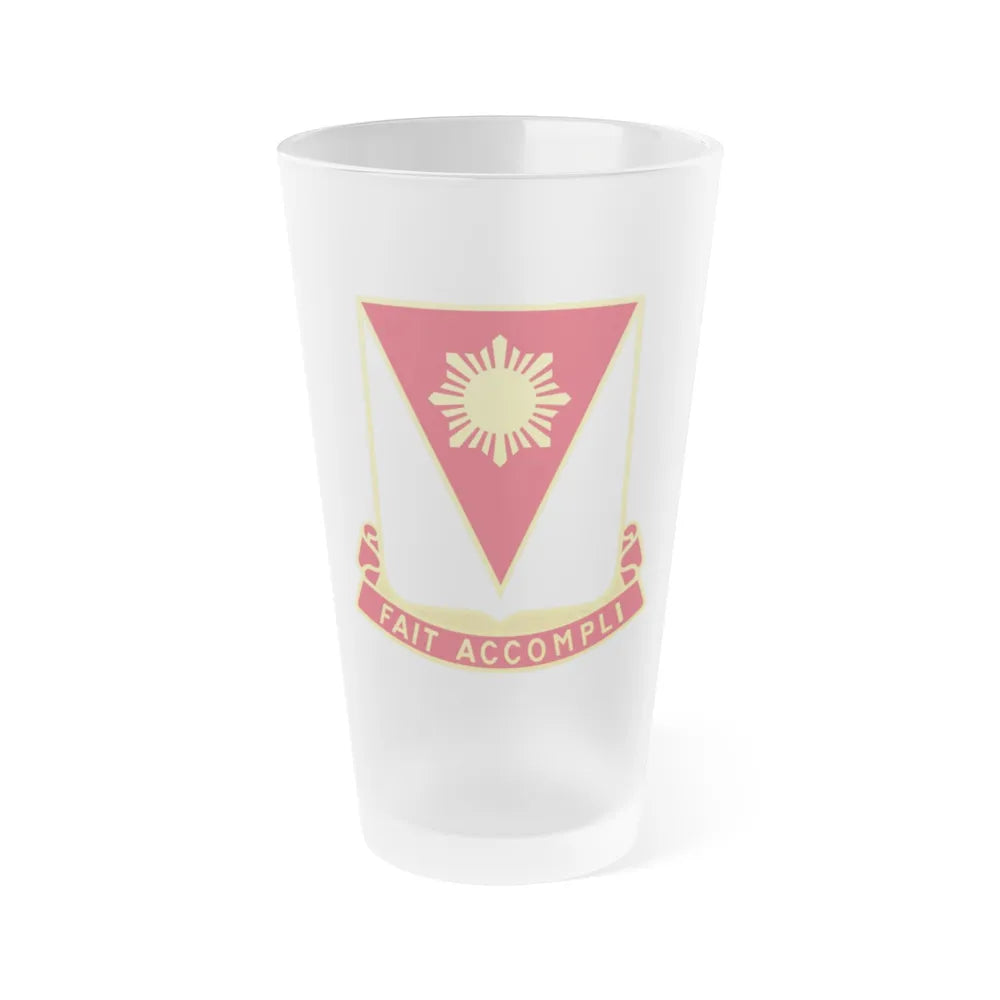 79 Engineer Battalion (U.S. Army) Frosted Pint Glass 16oz-Go Mug Yourself