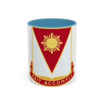 79 Engineer Battalion (U.S. Army) Accent Coffee Mug 11oz Light Blue - Go Mug Yourself
