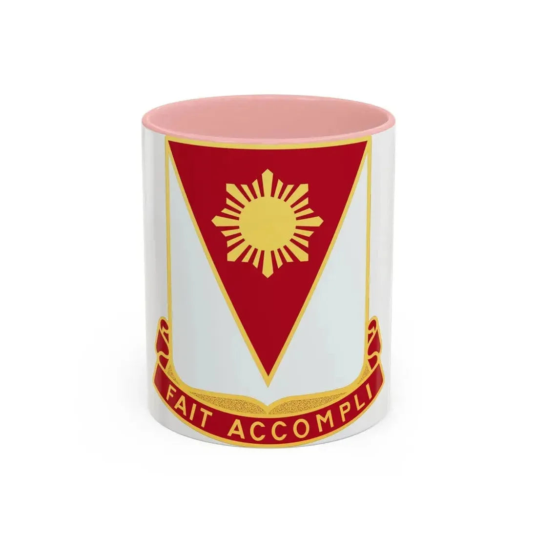 79 Engineer Battalion (U.S. Army) Accent Coffee Mug 11oz Pink - Go Mug Yourself