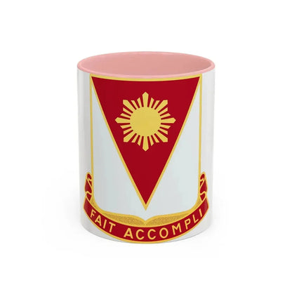 79 Engineer Battalion (U.S. Army) Accent Coffee Mug 11oz Pink - Go Mug Yourself