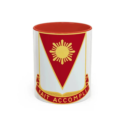 79 Engineer Battalion (U.S. Army) Accent Coffee Mug 11oz Red - Go Mug Yourself
