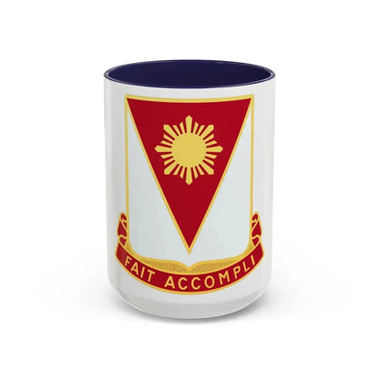 79 Engineer Battalion (U.S. Army) Accent Coffee Mug 15oz Navy - Go Mug Yourself