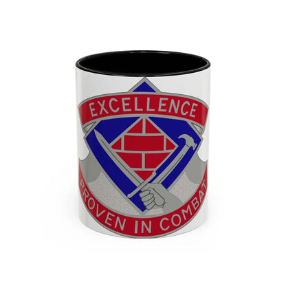 79 Engineer Group (U.S. Army) Accent Coffee Mug-11oz-Black-Go Mug Yourself