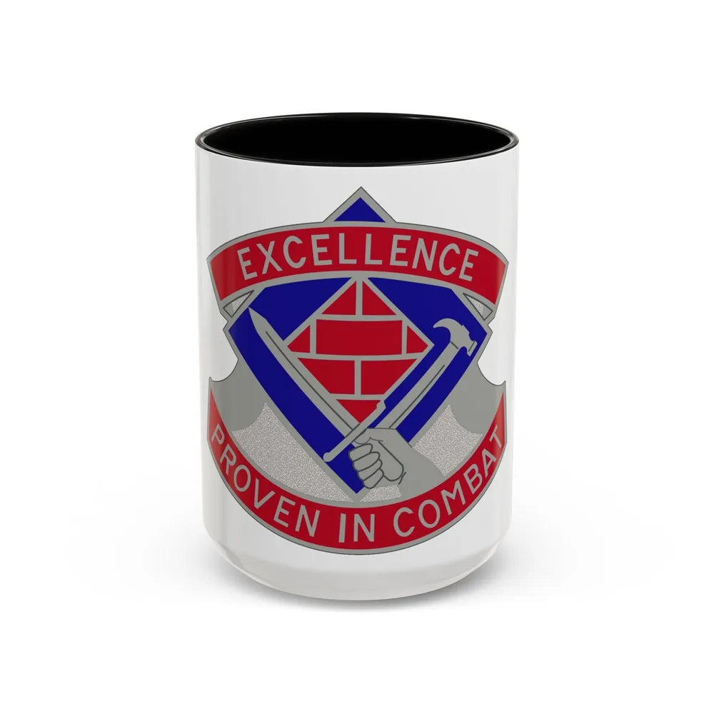 79 Engineer Group (U.S. Army) Accent Coffee Mug-15oz-Black-Go Mug Yourself