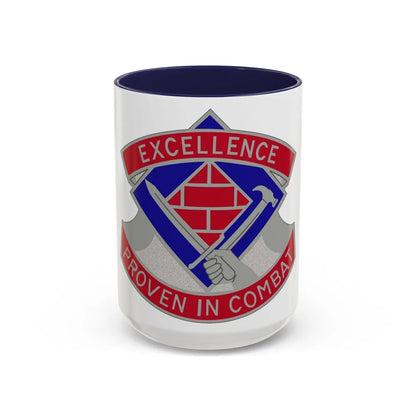 79 Engineer Group (U.S. Army) Accent Coffee Mug-15oz-Navy-Go Mug Yourself