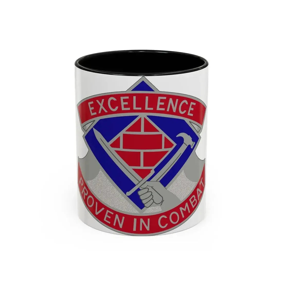 79 Engineer Group (U.S. Army) Accent Coffee Mug 11oz Black - Go Mug Yourself