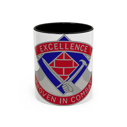 79 Engineer Group (U.S. Army) Accent Coffee Mug 11oz Black - Go Mug Yourself