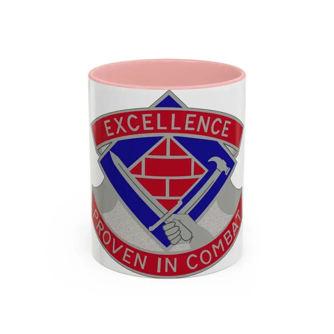 79 Engineer Group (U.S. Army) Accent Coffee Mug 11oz Pink - Go Mug Yourself