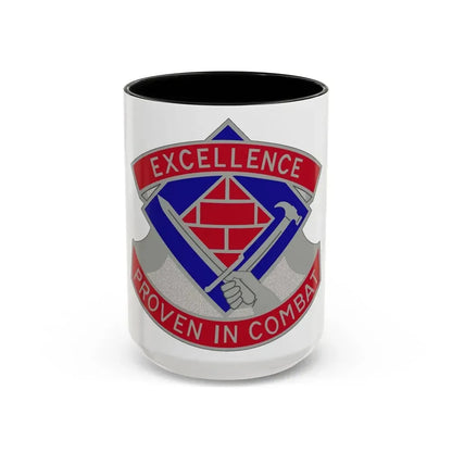 79 Engineer Group (U.S. Army) Accent Coffee Mug 15oz Black - Go Mug Yourself