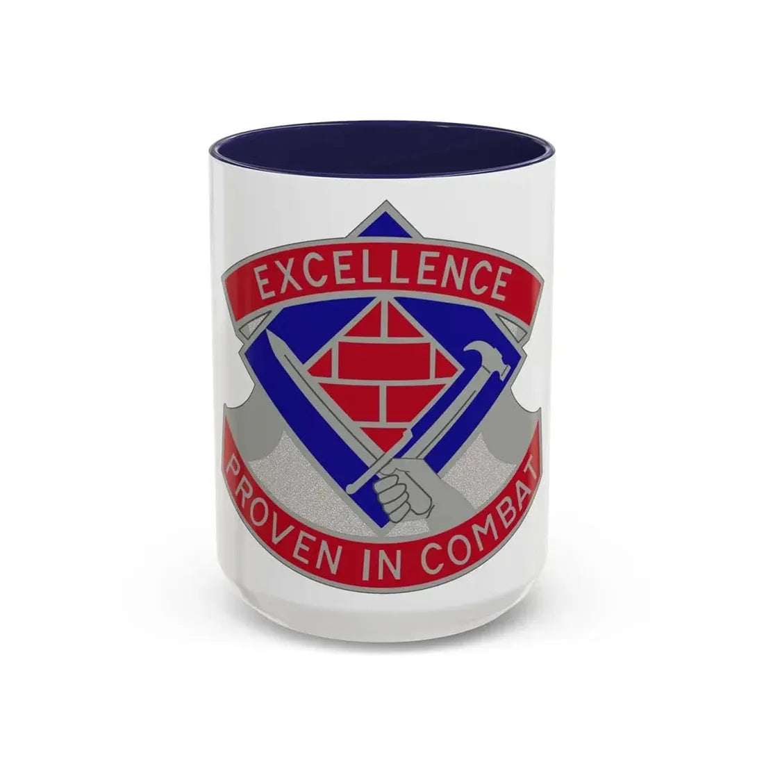79 Engineer Group (U.S. Army) Accent Coffee Mug 15oz Navy - Go Mug Yourself