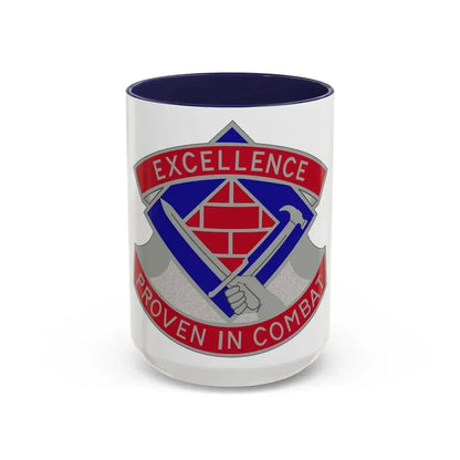 79 Engineer Group (U.S. Army) Accent Coffee Mug 15oz Navy - Go Mug Yourself