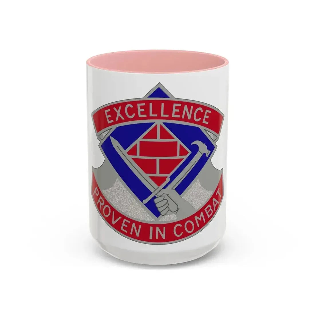 79 Engineer Group (U.S. Army) Accent Coffee Mug 15oz Pink - Go Mug Yourself