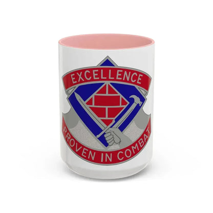 79 Engineer Group (U.S. Army) Accent Coffee Mug 15oz Pink - Go Mug Yourself
