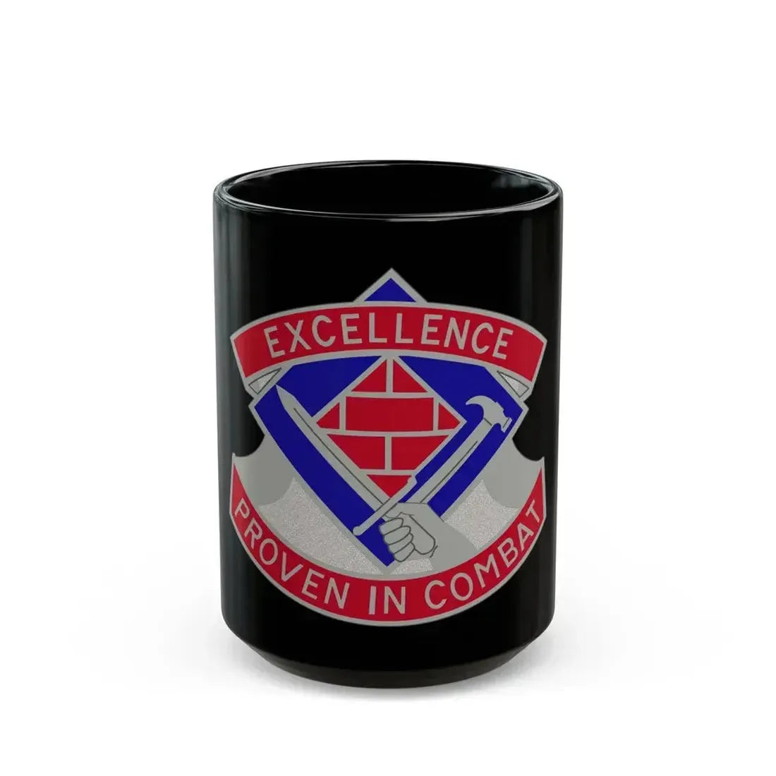 79 Engineer Group (U.S. Army) Black Coffee Mug 15oz - Go Mug Yourself