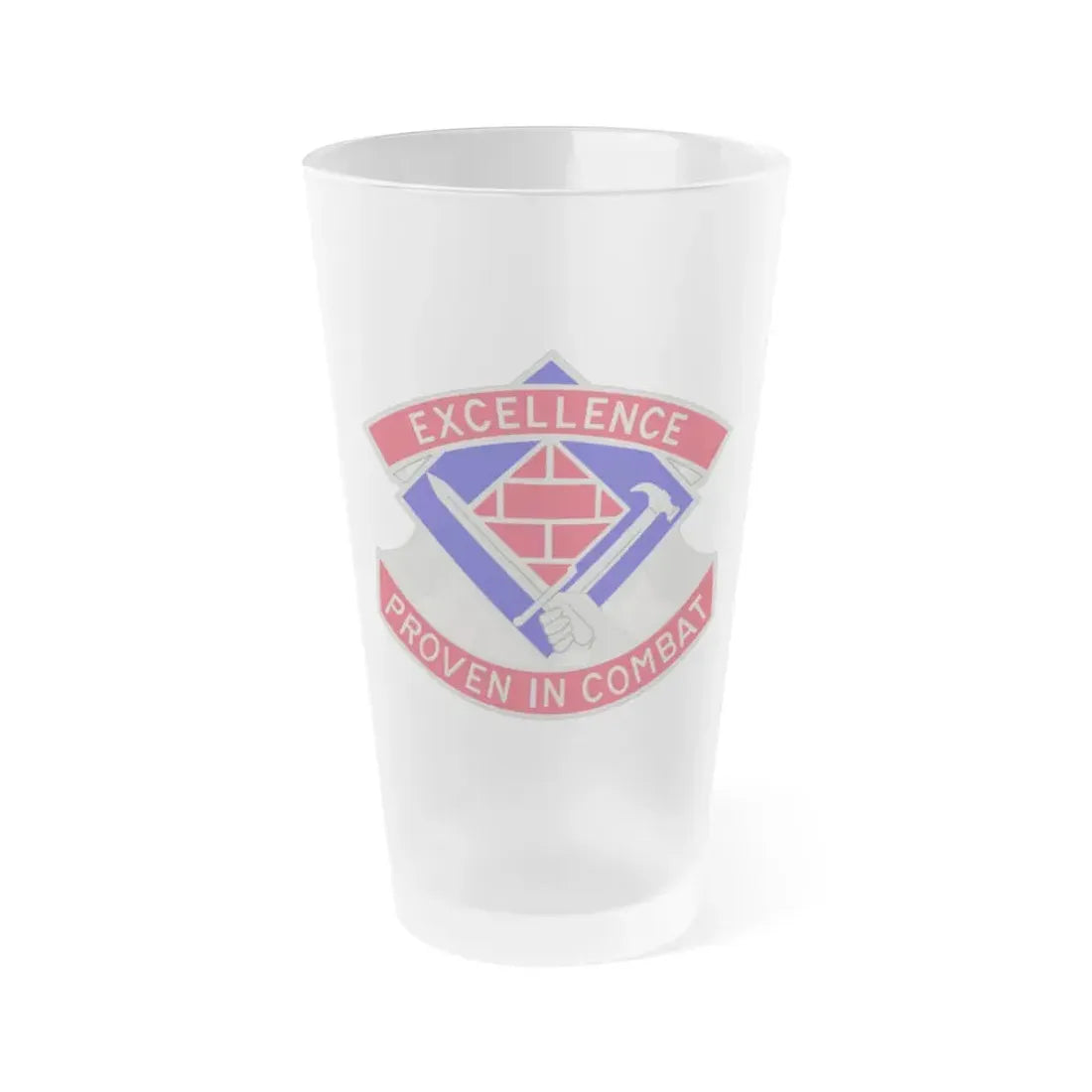 79 Engineer Group (U.S. Army) Frosted Pint Glass 16oz Default Title - Go Mug Yourself