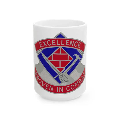 79 Engineer Group (U.S. Army) White Coffee Mug 15oz - Go Mug Yourself