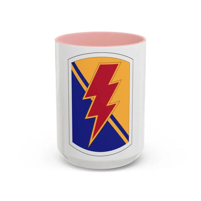 79 Infantry Brigade Combat Team insignia (U.S. Army) Accent Coffee Mug 15oz Pink - Go Mug Yourself