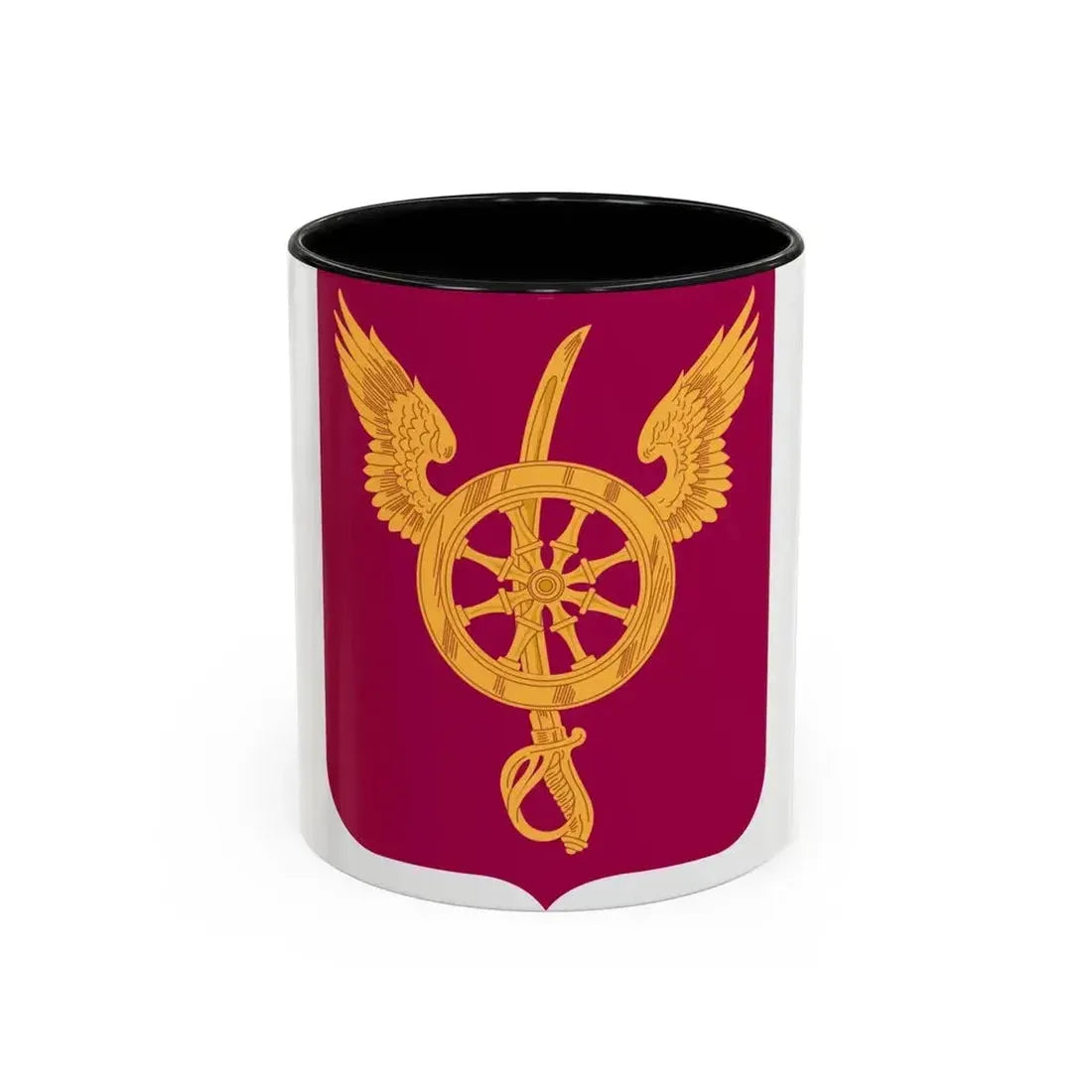 79 Ordnance Battalion Obsolete Insignia 2 (U.S. Army) Accent Coffee Mug 11oz Black - Go Mug Yourself