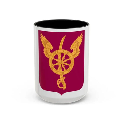 79 Ordnance Battalion Obsolete Insignia 2 (U.S. Army) Accent Coffee Mug 15oz Black - Go Mug Yourself